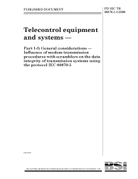 PD IEC TR 60870-1-5:2000