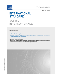 IEC 60601-2-83:2019/AMD1:2022
