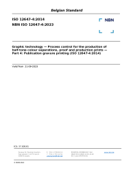 NBN ISO 12647-4:2023