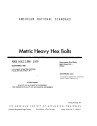 ASME B18.2.3.6M-1979 (R2006) + ERRATA