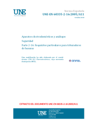 UNE-EN 60335-2-16:2005/A11:2018