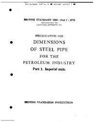BS 1600-1:1970