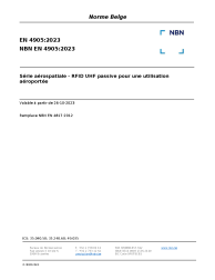 NBN EN 4905:2023