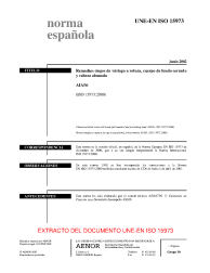 UNE-EN ISO 15973:2002