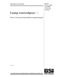 BS EN 61347-1:2001+A1:2008