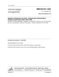 NBN EN ISO 14602:2009