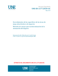 UNE-EN 1177:2018+AC:2019