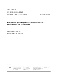 NBN EN ISO 13350:2015