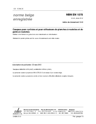 NBN EN 1078:2012