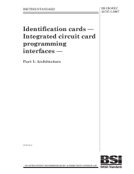 BS ISO/IEC 24727-1:2007