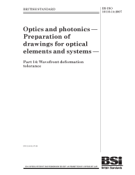 BS ISO 10110-14:2007