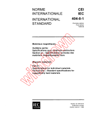 IEC 60404-8-1:1986