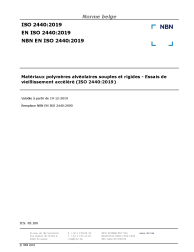 NBN EN ISO 2440:2019
