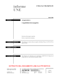 UNE-CLC/TR 50373:2006 IN