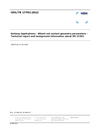 CEN/TR 17792:2022