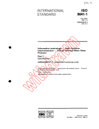 ISO 9041-1:1990/AMD2:1992