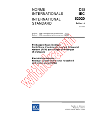 IEC 62020:1998+AMD1:2003 Consolidated