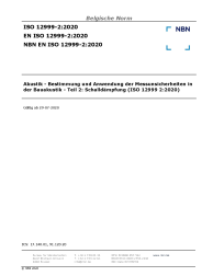 NBN EN ISO 12999-2:2020