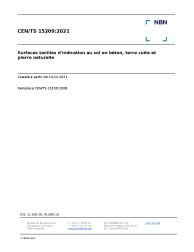 CEN/TS 15209:2021