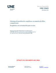 UNE 19603:2023
