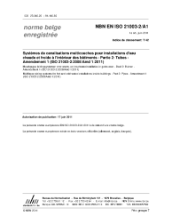 NBN EN ISO 21003-2/A1:2011