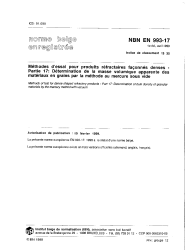 NBN EN 993-17:1999