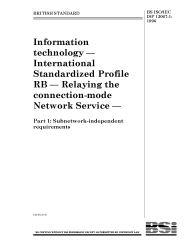 BS ISO/IEC ISP 12067-1:1996