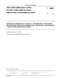 NBN EN ISO 17264:2009/A1:2019