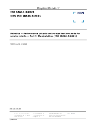NBN ISO 18646-3:2021