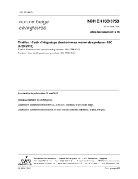 NBN EN ISO 3758:2012