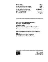 IEC 60244-2:1969