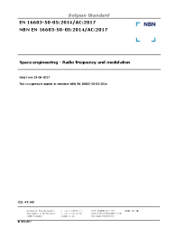 NBN EN 16603-50-05:2014/AC:2017
