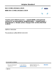 NBN ISO 21401:2018/A1:2024