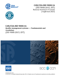 CAN/CSA-ISO 9000:16 (R2025)
