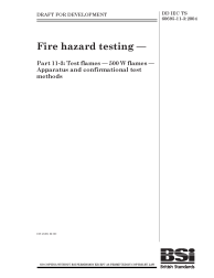 DD IEC/TS 60695-11-3:2004