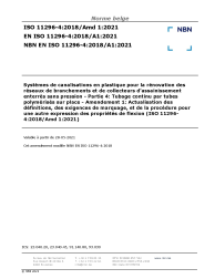 NBN EN ISO 11296-4:2018/A1:2021