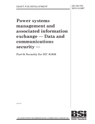 DD IEC/TS 62351-6:2007