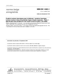 NBN EN 14063-1:2004