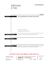 UNE 207013:2004 IN