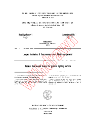 IEC 60081:1974/AMD1:1976