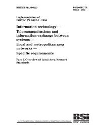BS ISO/IEC TR 8802-1:1994
