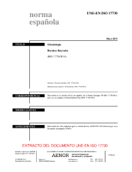 UNE-EN ISO 17730:2015