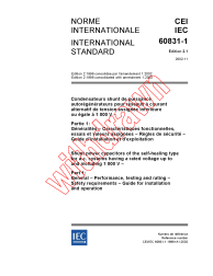 IEC 60831-1:1996+AMD1:2002 Consolidated