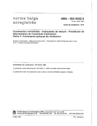 NBN ISO 8322-3:1992