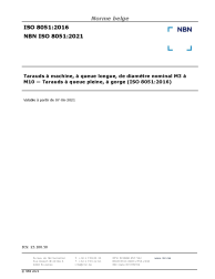 NBN ISO 8051:2021