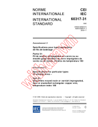 IEC 60317-31:1990/AMD2:2005