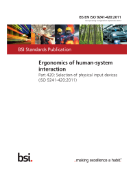 BS EN ISO 9241-420:2011