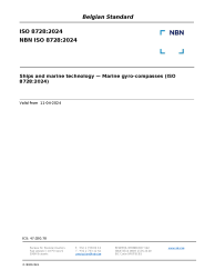 NBN ISO 8728:2024