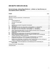 DIN ISO/TS 12805*DIN SPEC 52409:2014-08