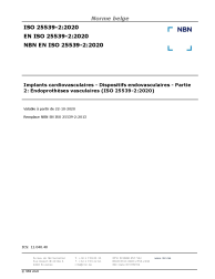 NBN EN ISO 25539-2:2020